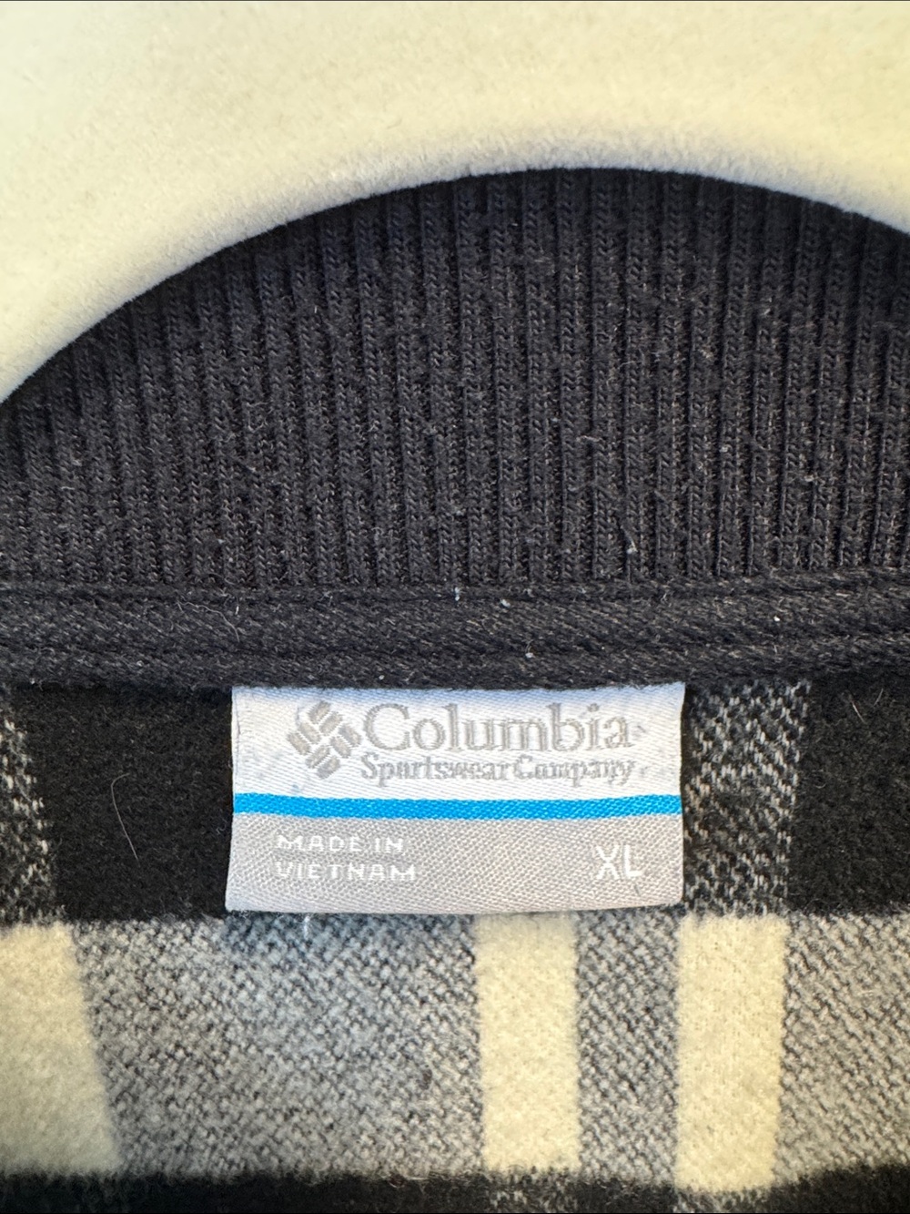 Columbia Black and White Plaid Jacket - Picture 2 of 7